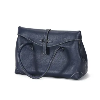 Классические Женские сумки из натуральной кожи, роскошные винтажные сумки через плечо, сумки с верхней ручкой Большой емкости