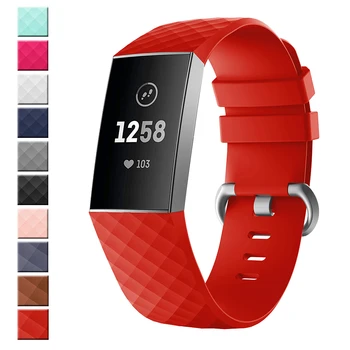 10 цветов Смарт-часы Браслет для Fitbit Charge 4 Ремешок спортивные Сменные Аксессуары для fitbit band correa для fitbit charge 3